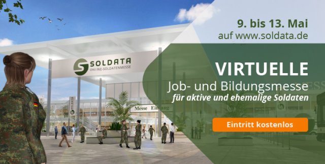 Job- und Bildungsmesse für Soldaten öffnet virtuelle Tore!