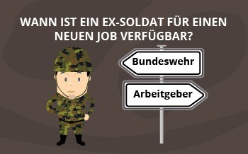 Wann ist ein Ex-Soldat für einen neuen Job verfügbar?